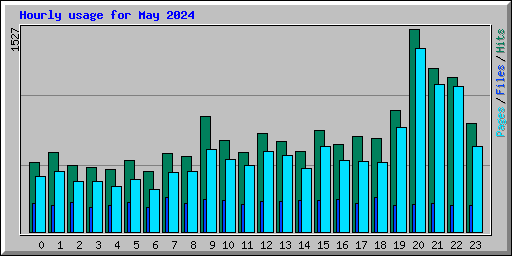 Hourly usage for May 2024